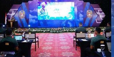 Panggung utama Bimtek Sisforen TNI AD 2024